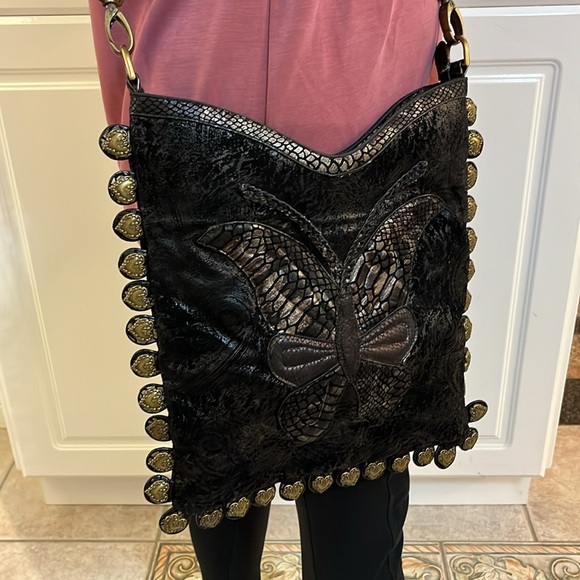 Vintage Italian Design Boho Chic Bag from the 90s - Picture 6 of 6